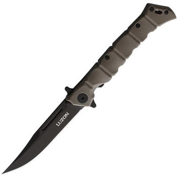 Cold Steel Medium Luzon Black Taschenmesser, Dark Earth CS20NQLDEBK