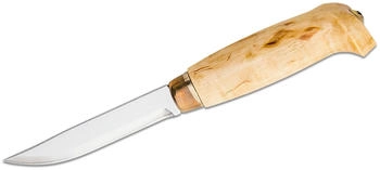 Marttiini Lynx 121 stainless steel/curly birch/leather 121010