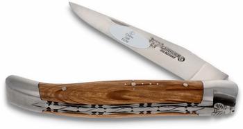 Laguiole en Aubrac Aubrac - Griff Eiche - Doppelplatine - 11 cm Messer