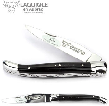 Laguiole en Aubrac L0211BUIF 11 cm Griffschalen Büffelhorn Messer
