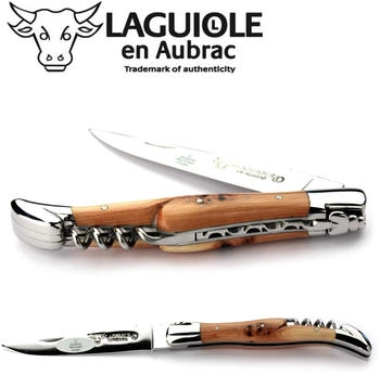Laguiole en Aubrac Wacholder Korkenzieher L0312GEIFI 12 cm Messer
