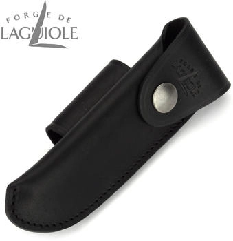 Forge de Laguiole Gürteletui - Leder schwarz - Etui für 11/12 cm