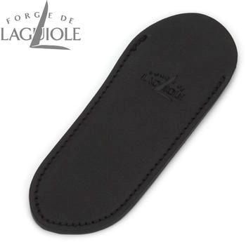 Forge de Laguiole schwarzes Leder Etui für 11/12 cm Messer-Hülle