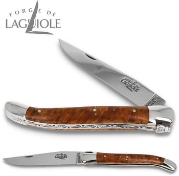 Forge de Laguiole Messer 11cm - Thuja Thuya - Messer Frankreich - edel glänzend
