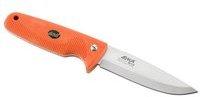 EKA Nordic W12, Gürtelmesser, 12C27-Stahl, G-10 orange,, Fangriemenöse, Kydex Scheide, Feuerstarter