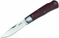 B&ouml;ker Klappmesser Lockback Bubinga, Zweihandmesser, 9,2cm Klingenl&auml;nge, braun