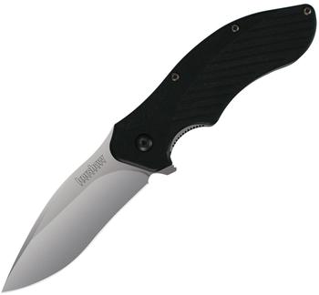 Kershaw Knives Einhandmesser, Clash, Stahl 8Cr13MoV, Speed Safe, Nylon-Griffschalen, Liner-Lock, Edelstahl-Gürtelclip