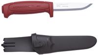 Morakniv Basic 511 Knife - Carbon Steel - Red