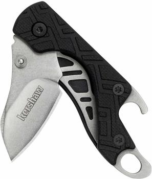 Kershaw Knives Kershaw Cinder Einhandmesser, Stahl 3Cr13, Liner Lock,, glasfaserverstärkte Nylonschalen, Flaschenöffner, Öse