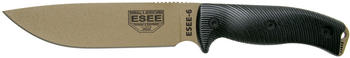 ESEE Knives Model 6 3D Handle black G-10, dark earth blade (6PDE-001)
