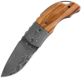 Haller Damast-Taschenmesser Olive (83111)