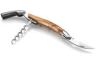 Forge de Laguiole Sommeliermesser dreiteilig Wacholder Finish matt