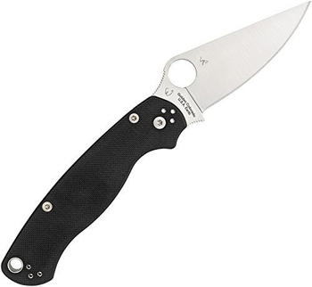 Spyderco Para Military 2 (left-handed, black, plain)