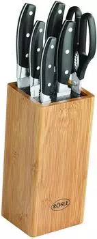 R&ouml;sle Messerblock Cuisine Bambus 7 tlg. (13050 )