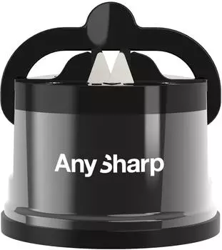 AnySharp Pro Chef Messerschärfer, Metall, Saugnapf, Elektroplattiert (ASKSPROWOLF)