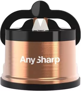 AnySharp AnySharp Pro Metall-Messerschärfer, PowerGrip-Saugnapf, Freihändig (ASKSPRO12COPPER)