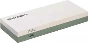 Kirschen Schleif- Sch&auml;rf- und Abziehstein K&ouml;rnung 5000/10000 Salbeigr&uuml;n / wei&szlig;
