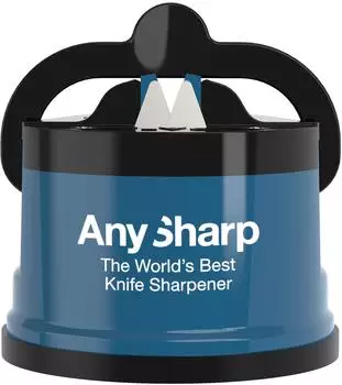 AnySharp Messerschärfer mit PowerGrip Saugnapf, Blau (ASKSBLU)