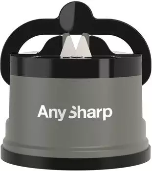 AnySharp Messerschärfer mit PowerGrip Saugnapf, Grau (ASKSGREY)