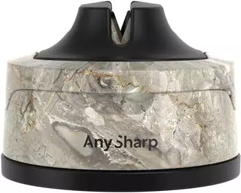 AnySharp Evo Messerschärfer, PowerGrip Saugnapf, Stein (ASKSEVOSTONE)