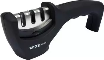 Yato Gastro Messersch&auml;rfer f&uuml;r Stahl- und Keramikmesser, schwarz (YG-02351)