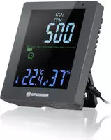 Bresser 7004020QT5000, Bresser CO&sup2; Luftqualit&auml;tsmonitor grau