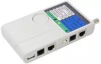 Alcasa GC-N0097 Netzwerkkabel-Tester UTP/STP-Kabeltester Grau