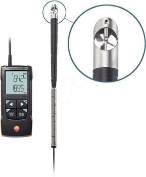 Testo Flügelrad-Anemometer 416, 16 mm, 0,6 bis 40 m/s (0563 0416)