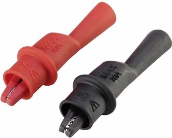Voltcraft MSK-111 Krokodilklemme Stecker 2 mm CAT III 1000 V, CAT IV 600 V Schwarz, Rot (VC-8085005)