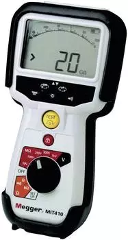 Megger Isolationsmessgerät 50 V, 100 V, 250 V, 500 V, 1000 V 100 GΩ (MIT410/2)