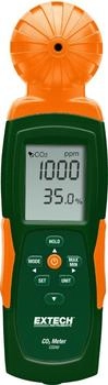 Extech Kohlendioxid-Messgerät mit Temperaturmessfunktion und Datenloggerfunktion (CO240)
