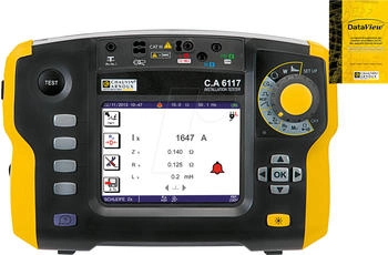 Chauvin Arnoux Installationstester C.A 6117 mit Software DataView (P01145460F)