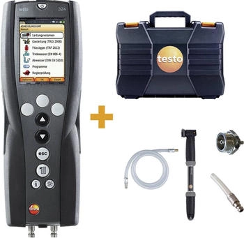 Testo Druck-Leckmengenmessgerät 324 Profi-Set Gas+Wa (0563 3240 71)