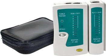 EFB-Elektronik LANTester für Netzwerk und Modularkabel RJ11/12/45 mit Remote Einheit (39939.1)