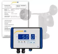 PCE Instruments Anemometer PCE-WSAC 50-121 inkl. ISO-Zertifikat |0...50 m/Sek. |230 V