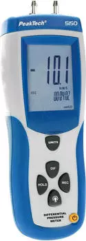 PeakTech Differenzdruckmessgerät -344 bis +344 mbar