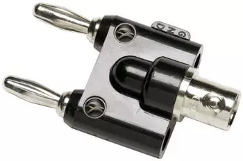 Fluke BP880 Messadapter BNC-Buchse Bananenstecker 4mm stapelbar Schwarz (2150594)