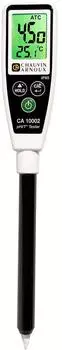 Chauvin Arnoux CHAU P01710016 pH- und Temperatur-Tester C.A 10002 mit Einstechelektrode