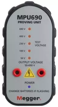 Megger 1001-561 Prüfungseinheit MPU690 für Zweipolige Spannungsprüfer