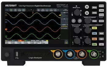 Voltcraft DOV1254F LA Digital-Oszilloskop 4-Kanal 125MHz 1.25GSa/s (VC-16753935)