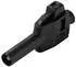 Voltcraft MP-4 Laborstecker mit Klemmanschluss, gerade, 4mm, Schwarz (VC-17002940)