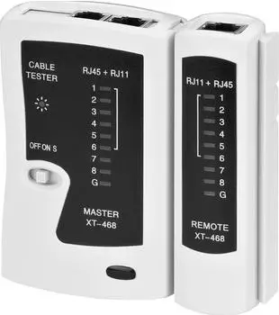 Monacor CAT-1TEST Leitungstester Cat.5/Cat.6 & ISDN (CAT-1TEST)