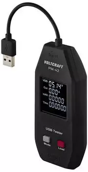 Voltcraft PM-42 USB Typ A Tester mit Zuschaltung von Last (VC-11913540)
