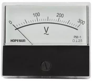 Velleman Einbau-Voltmeter Analog Wechselspannung 0-300V (AVM70300)