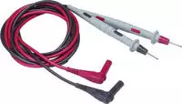Pomona Multimeter-Messleitungssatz, 1.22m, Schwarz, grau, rot, Messing, vernickelt