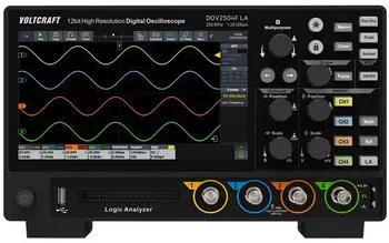 Voltcraft DOV2504F LA Digital-Oszilloskop 250MHz 4-Kanal 1.25GSa/s 12Bit (VC-16753960)