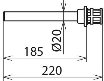 Dehn Pr&uuml;fspitze L71 PS PHE 185, Kat. III (767766)