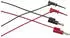 Fluke TL960 Messleitungs-Set Abgreifklemmen Bananenstecker 4mm 0.90m Rot/Schwarz (1616722)