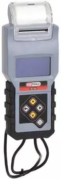 KS Tools Digitaler Batterie- und Ladesystemtester 12V mit Drucker (550.1646)