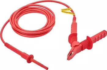 Chauvin Arnoux HV-Messleitung 15kV 3m mit Krokodilklemme, rot (P01295517)